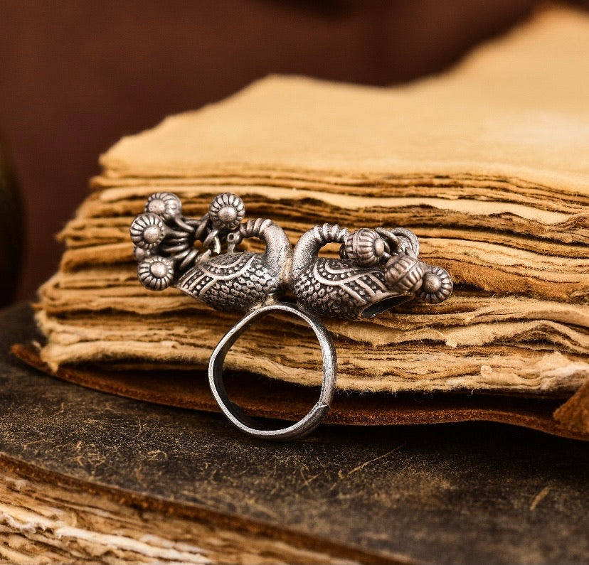 Mayur ghungroo earrings