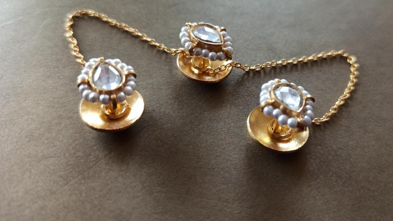 Kurta buttons Polki paan