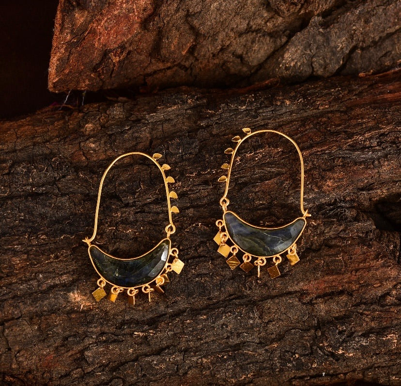 Labrodorite hoops