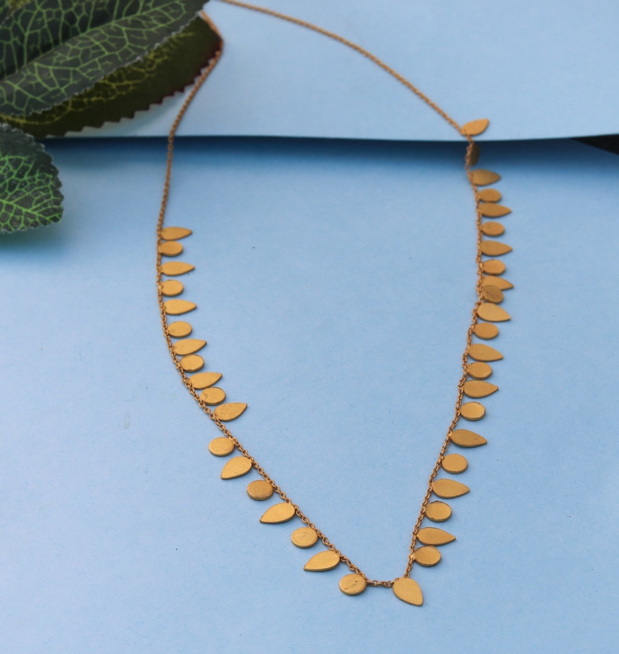 Gold plated silver chain