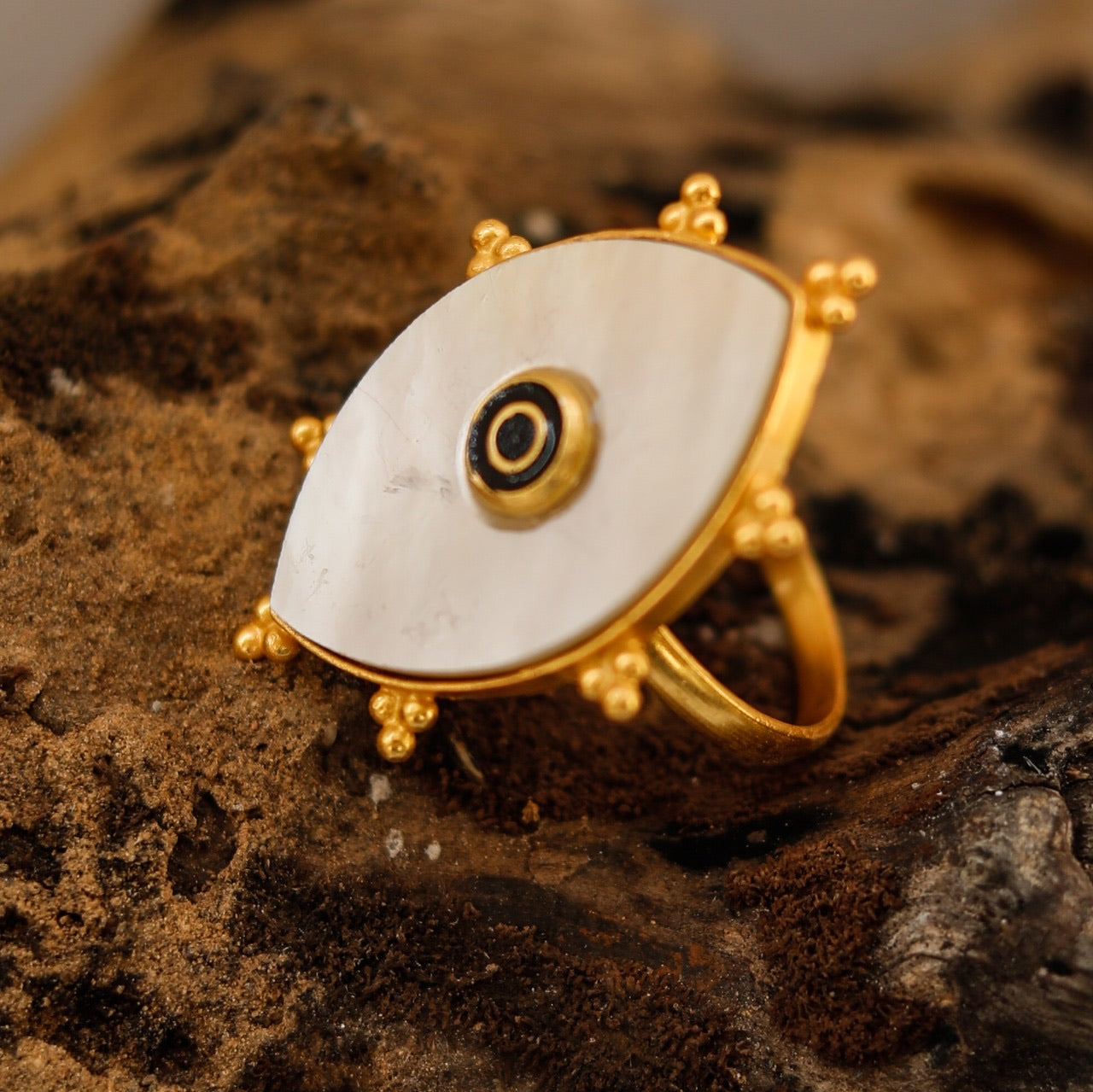 Evil eye ring