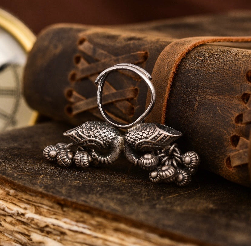 Mayur ghungroo earrings