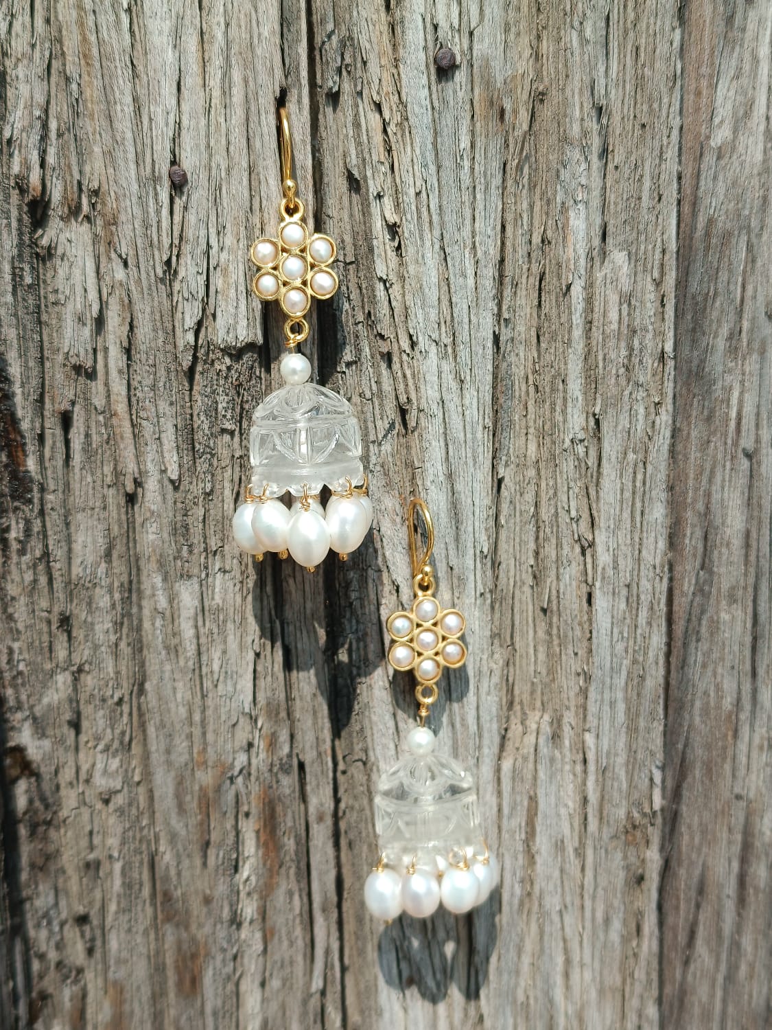 Moonstone jhumka