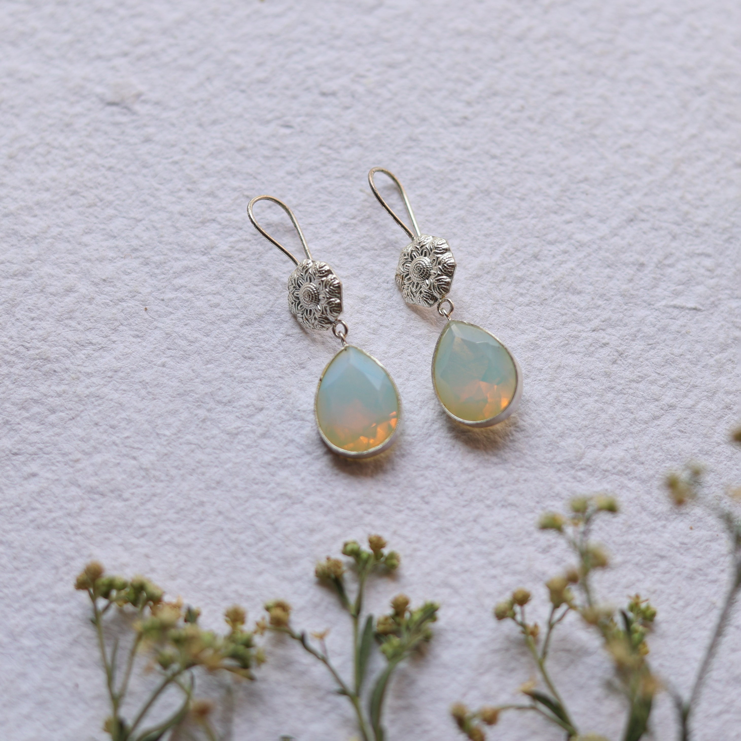 Mona Lisa moonstone earrings