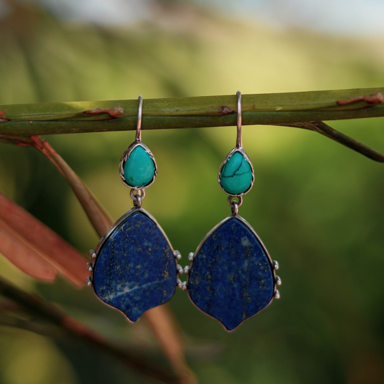 Indigo earrings
