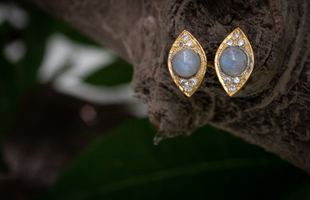 Evil eye studs