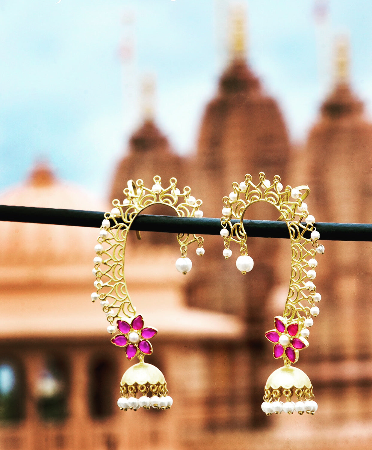 Ear cuff Jhumkis