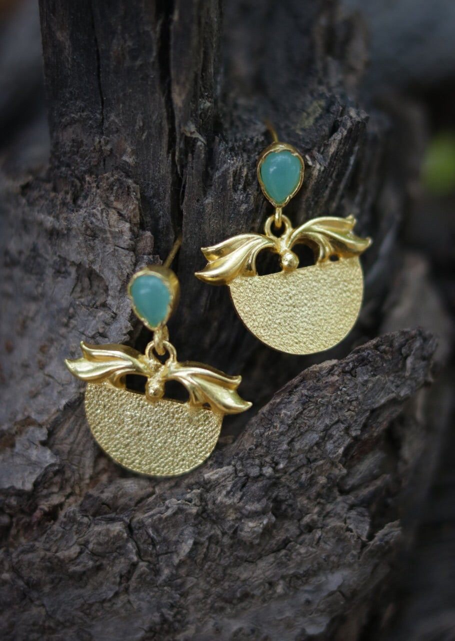 Grapes aventurine earrings