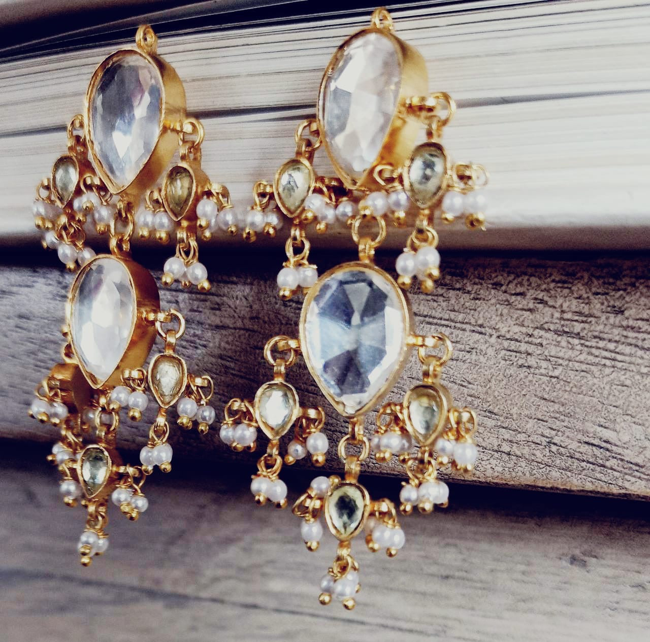 Paan Polki earrings