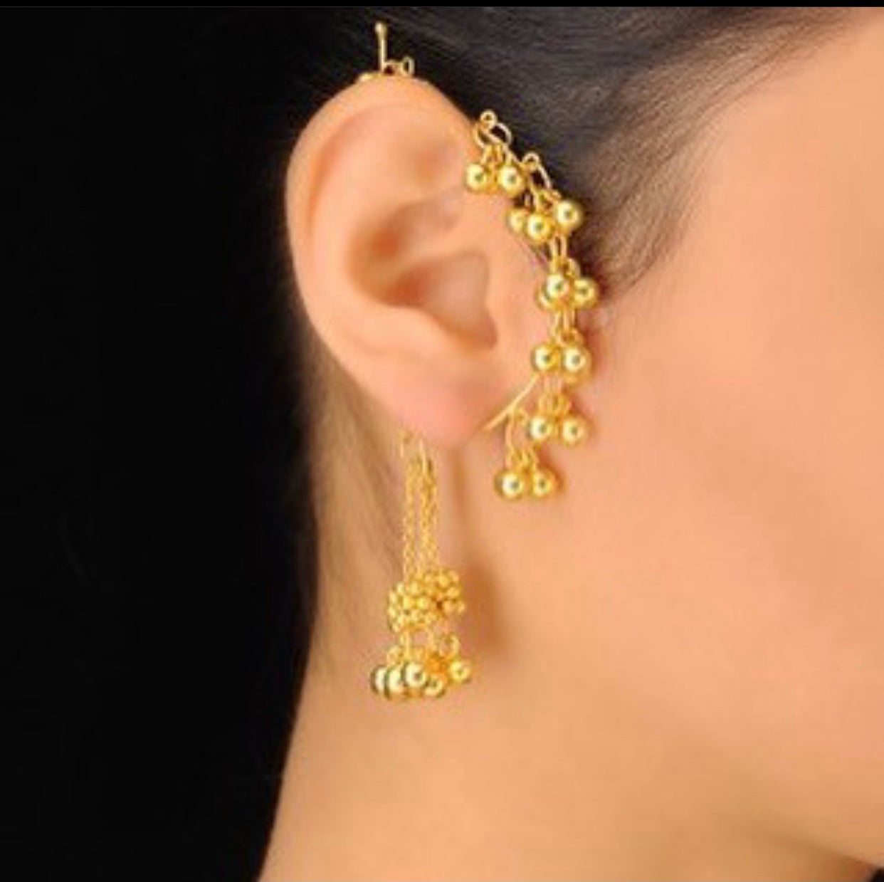 Madhu ear-cuffs
