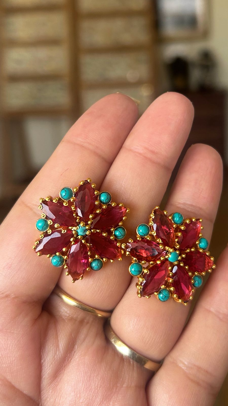 Turquoise earrings