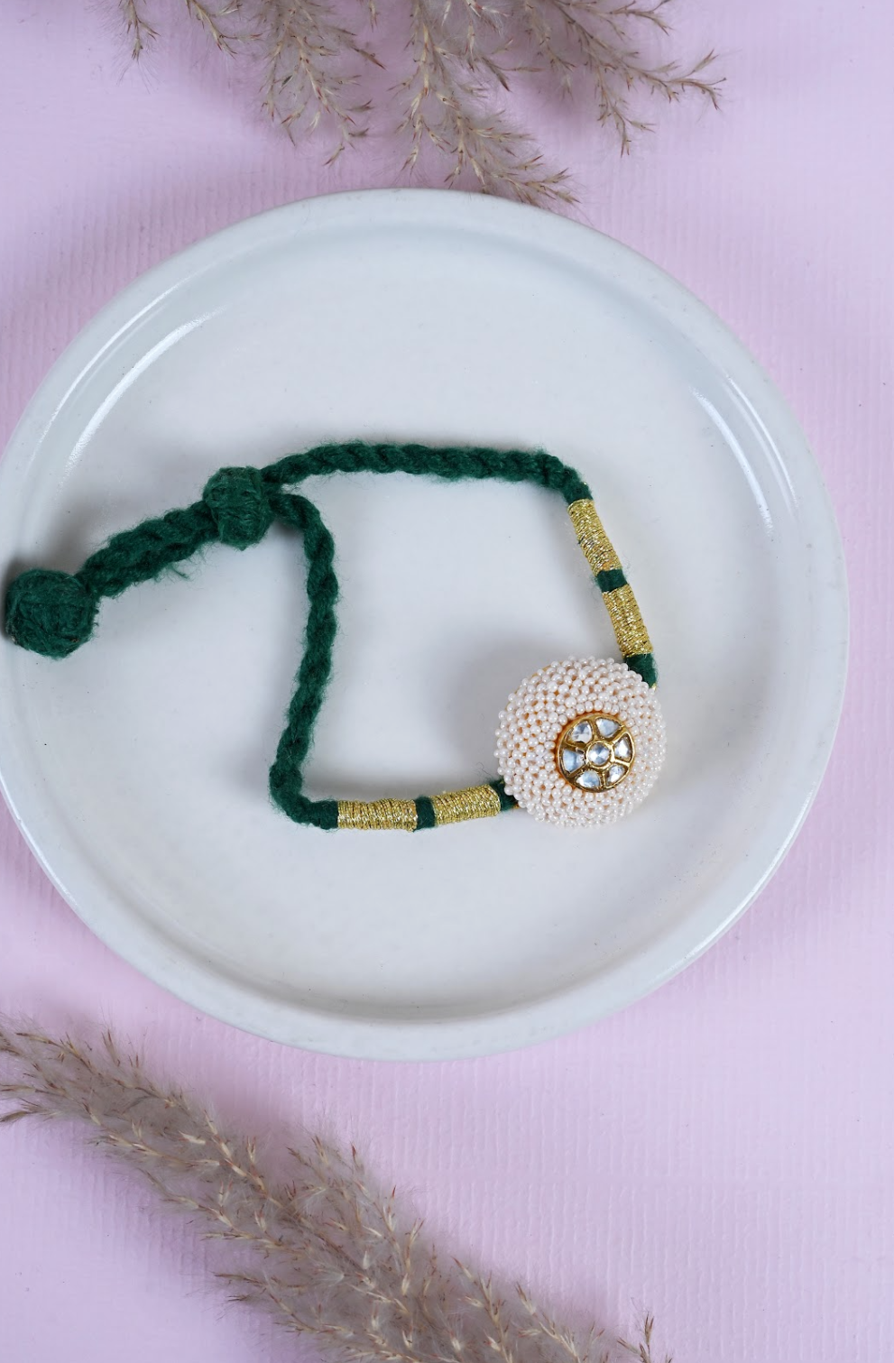 Ponchi Bracelet (green)