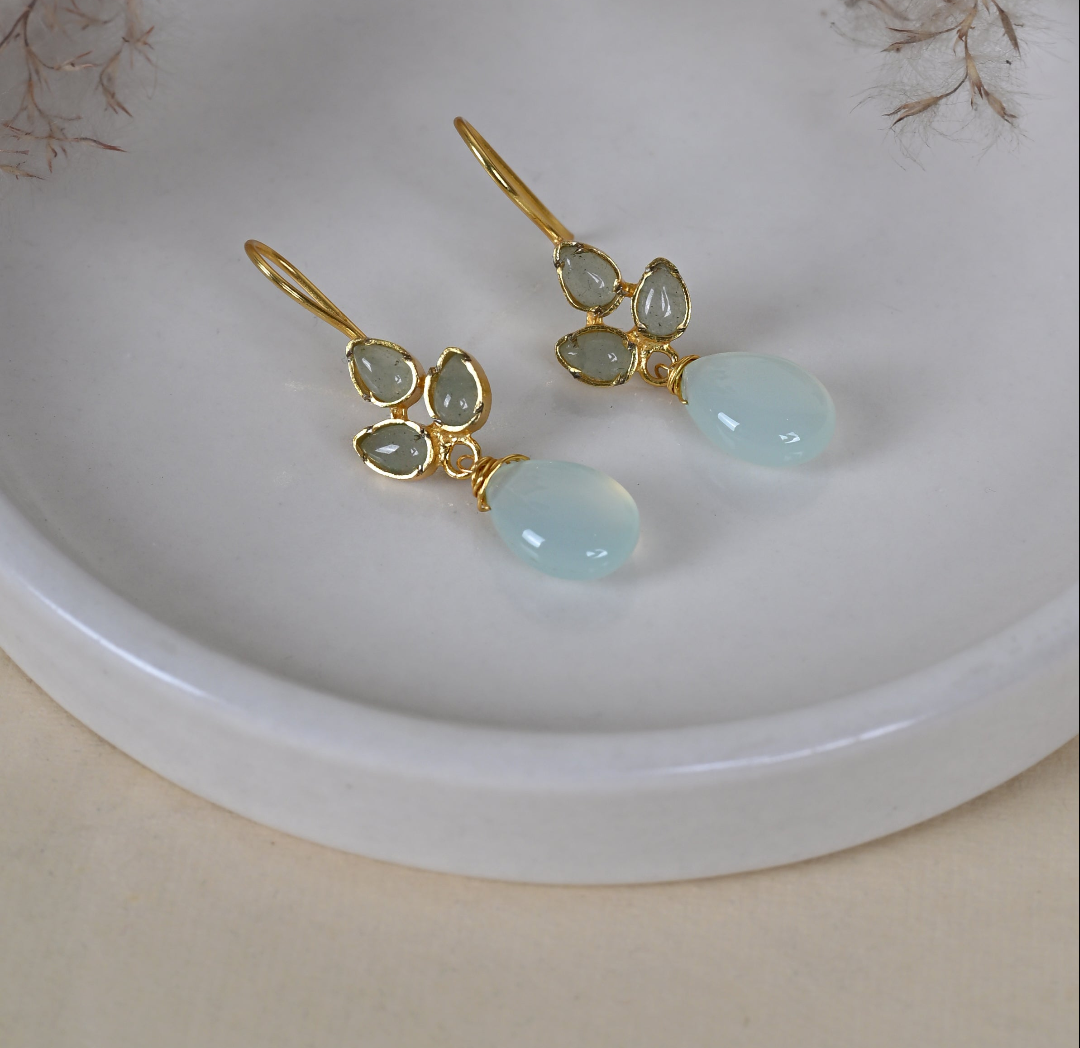 Durga Earrings (Lime)