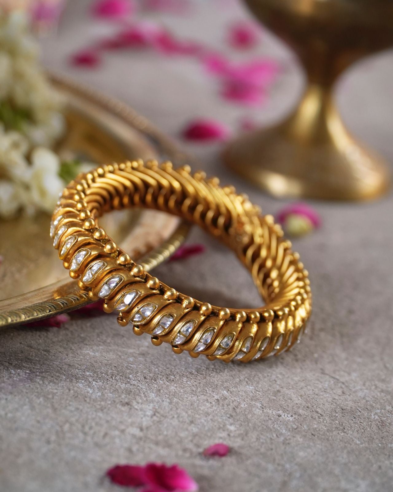 Sutlada Polki Bangle