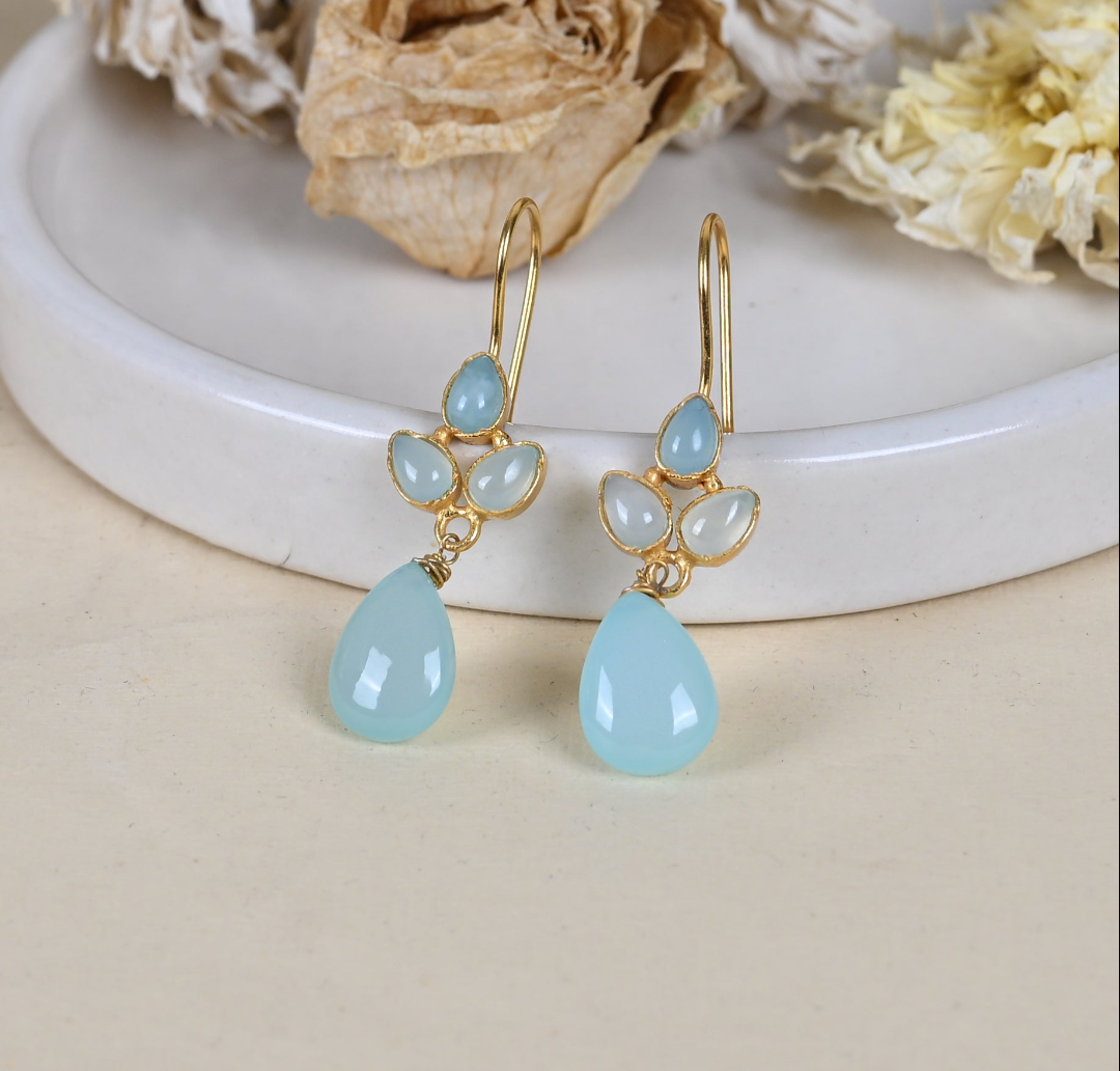 Durga Earrings (Blue)