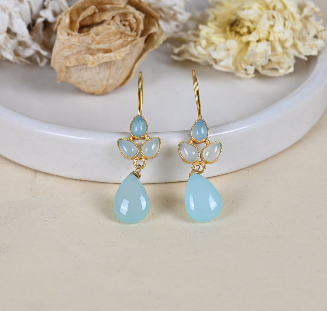 Durga Earrings (Blue)