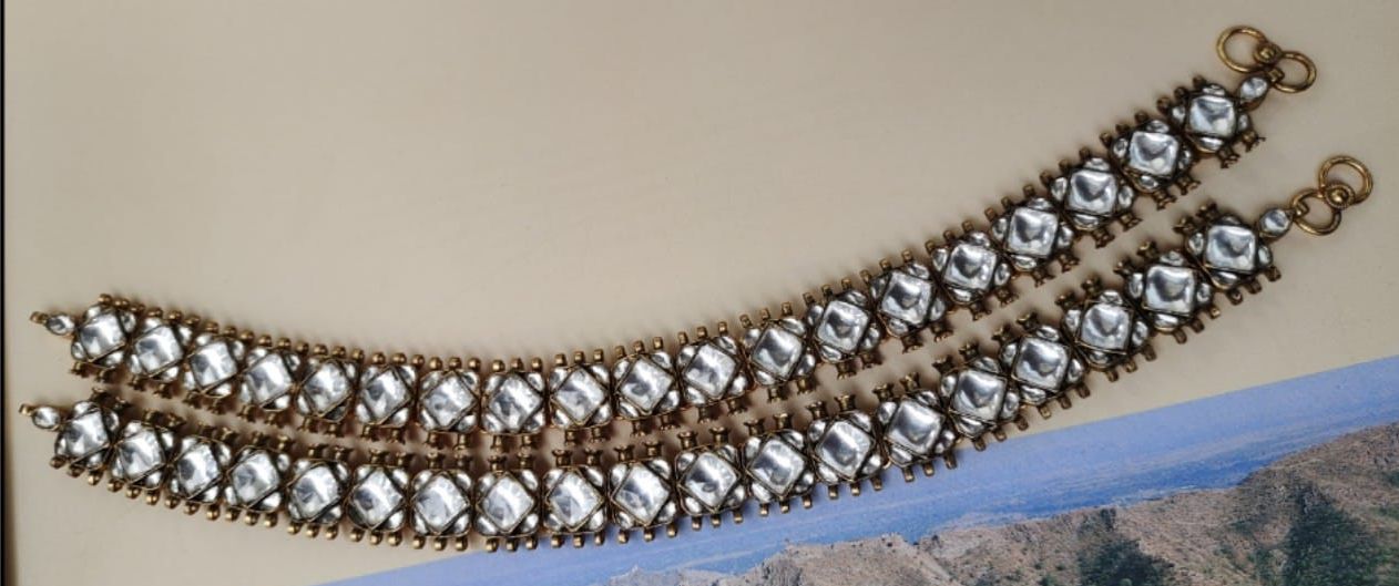 Chokor Polki Payal (Pair)