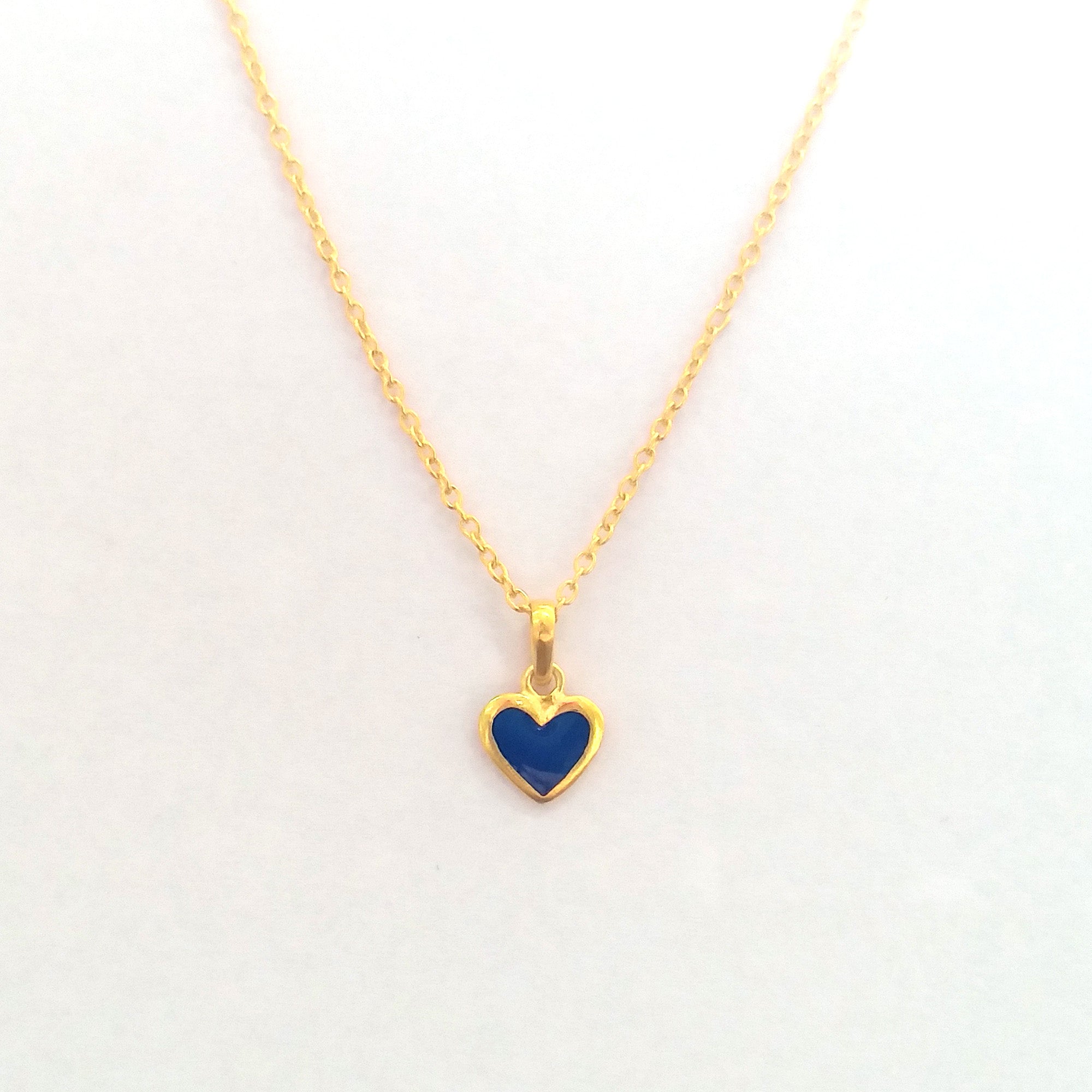 Tiny Heart Necklace Valentine Jewelry