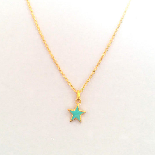 Star Charm Pendant Chain Necklace Jewelry