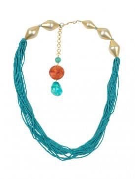 Necklace lapis lazuli turquoise