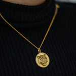 Load image into Gallery viewer, Lion pendant gold plated
