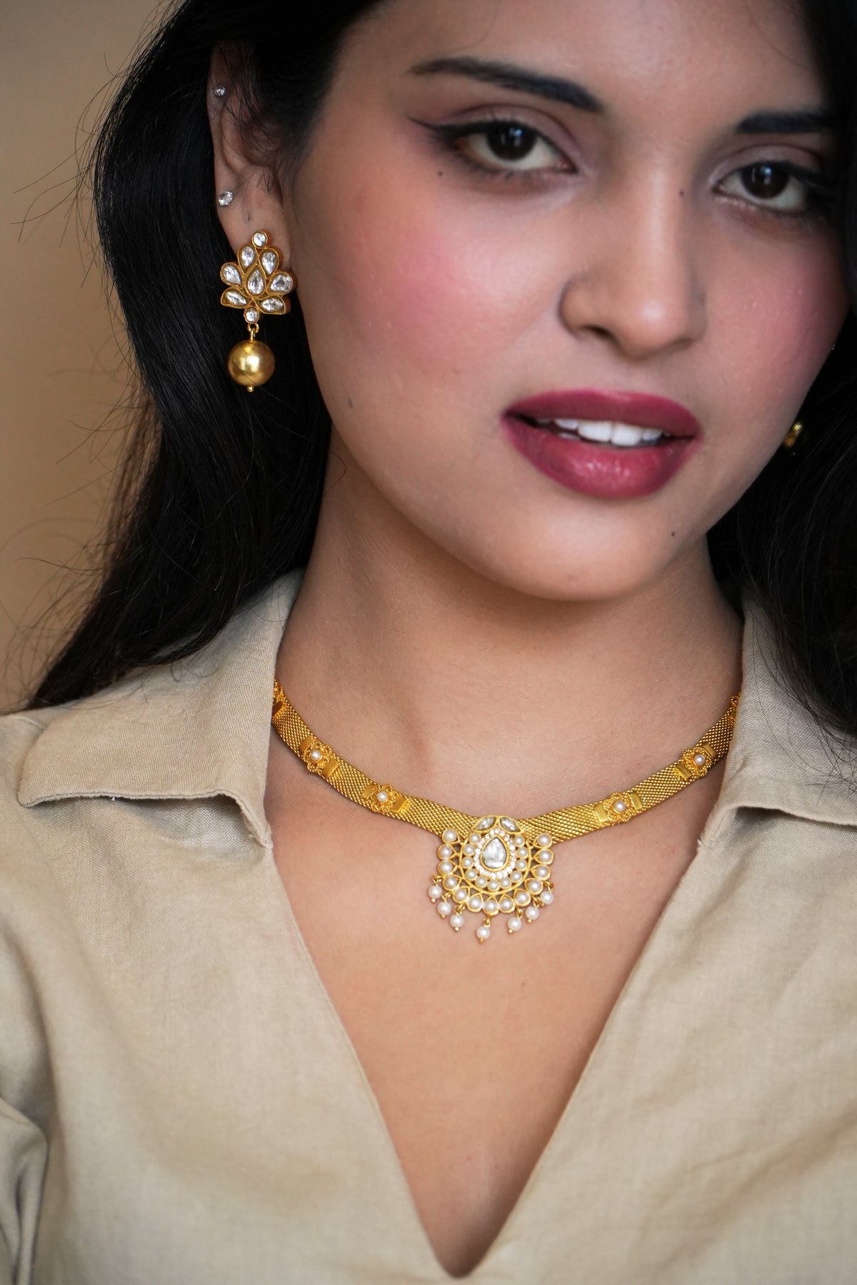 Aruna Gundu Earrings