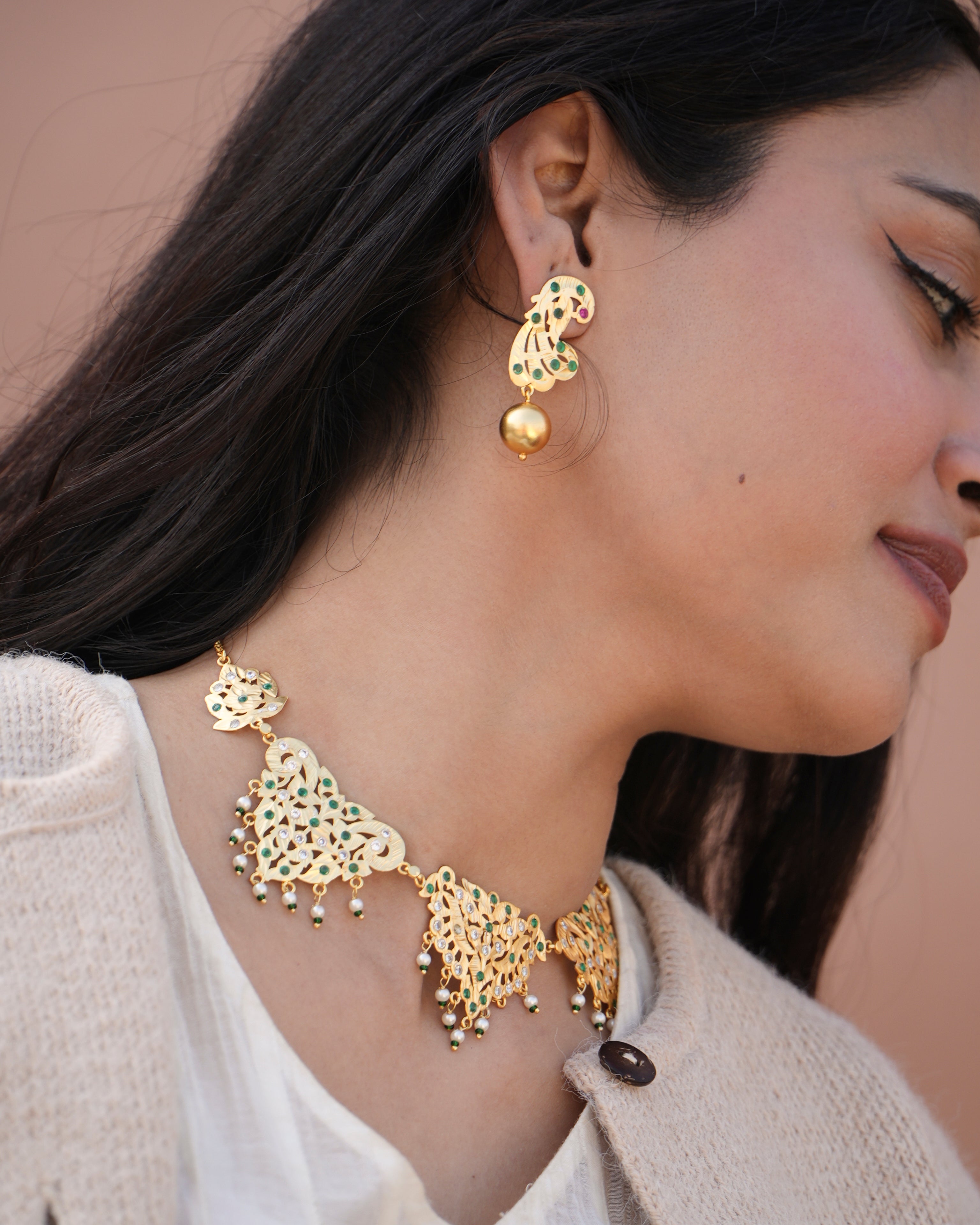 saamond earrings
