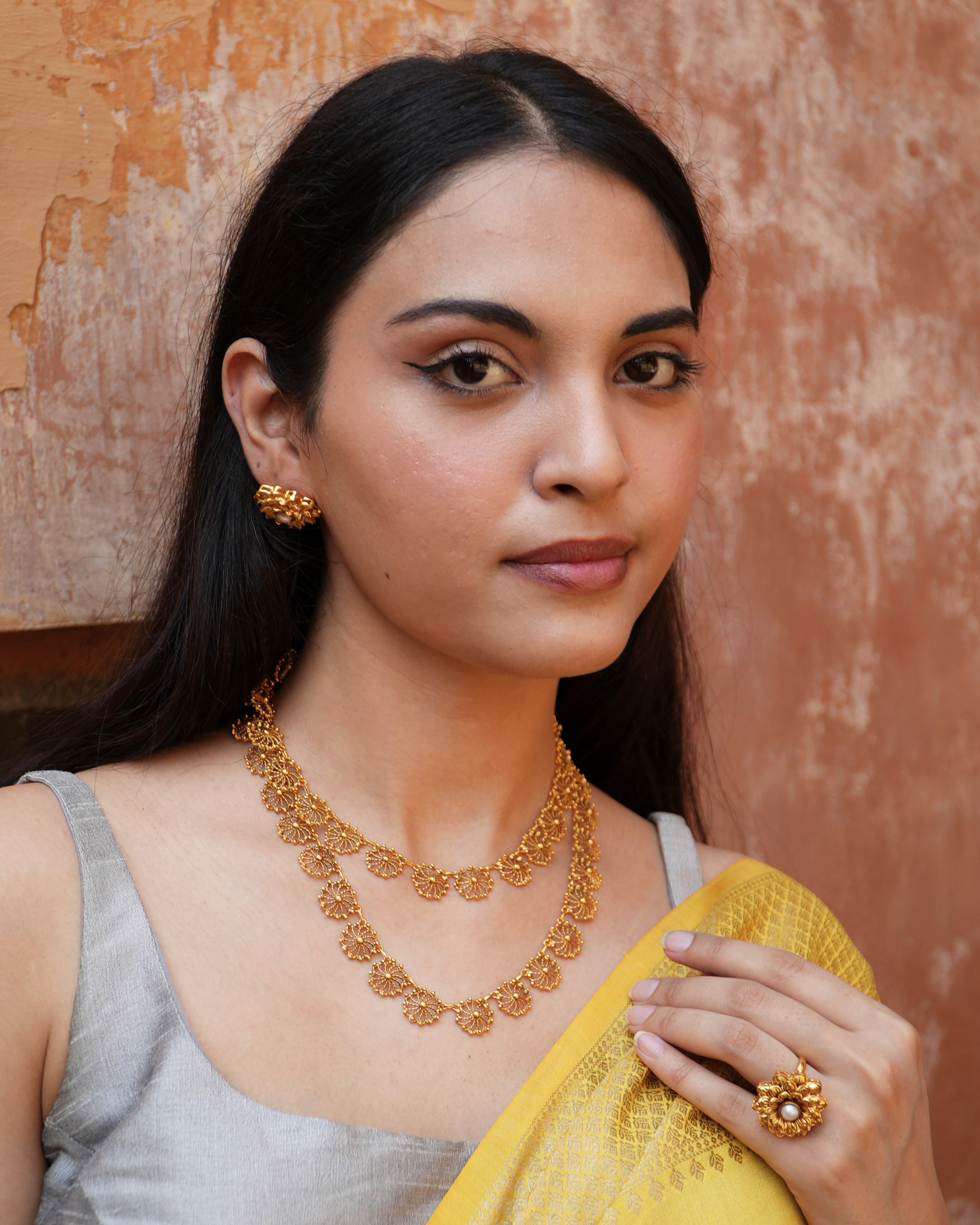 Kudrat Double Necklace