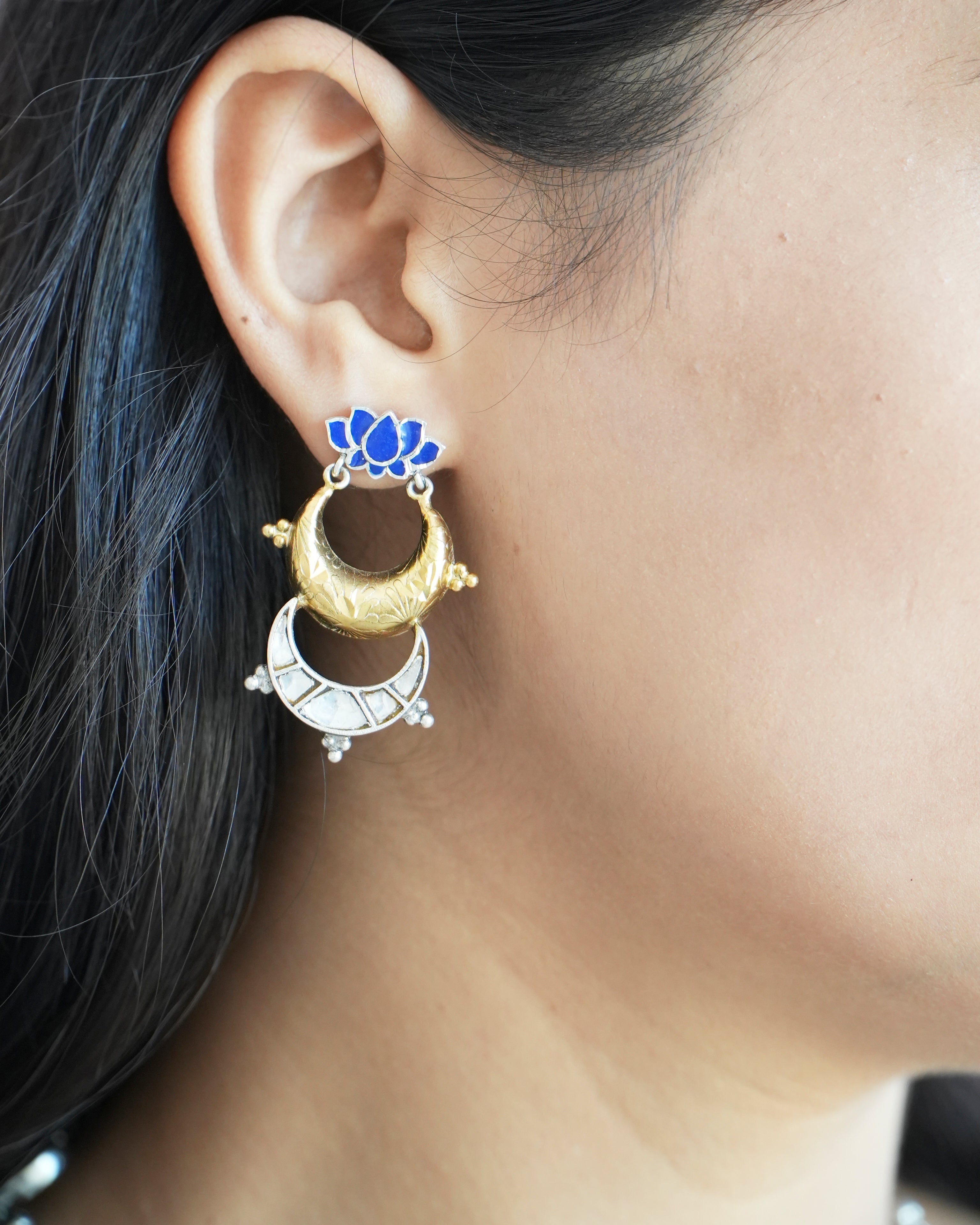 Kamal Chaand Earrings