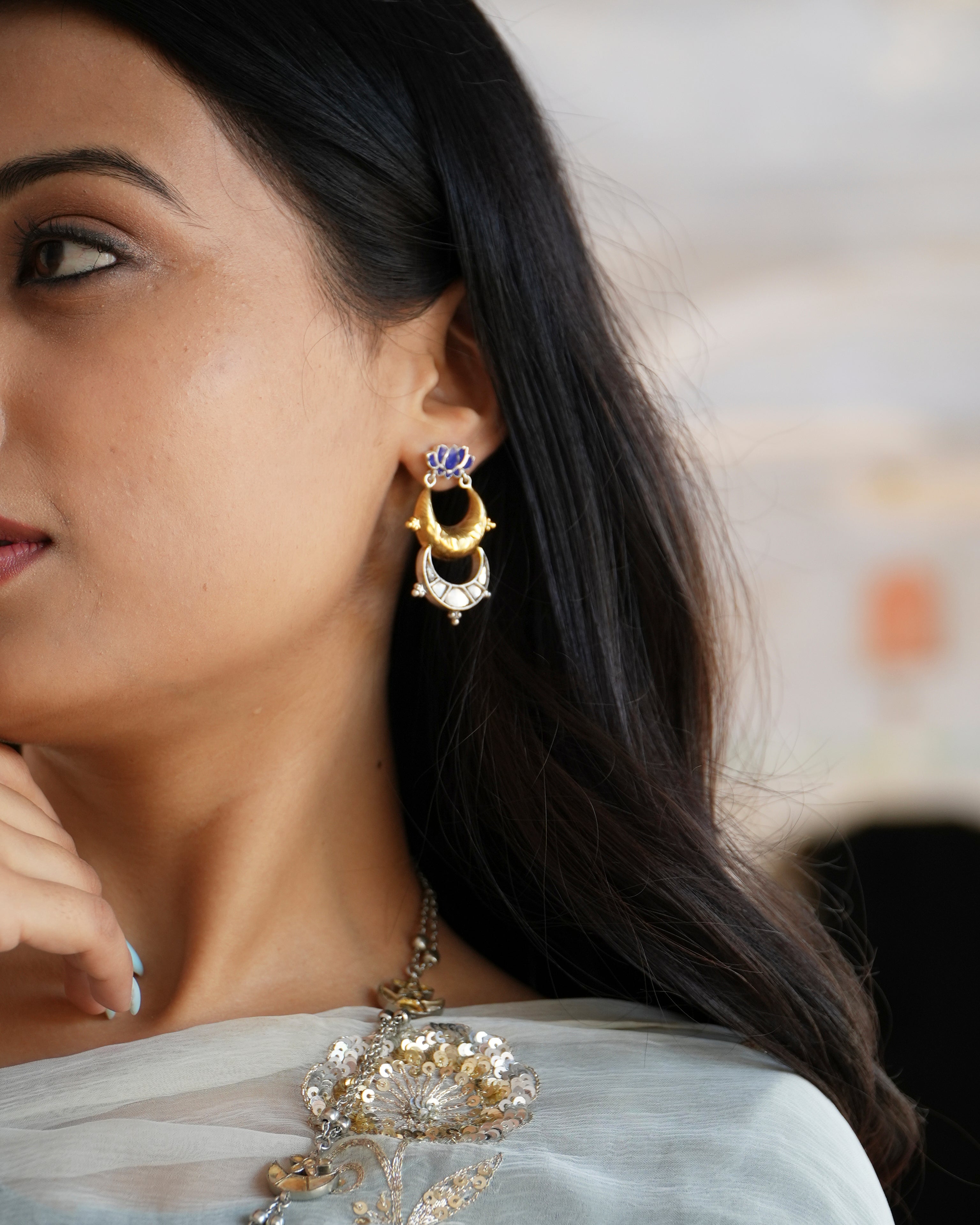 Kamal Chaand Earrings
