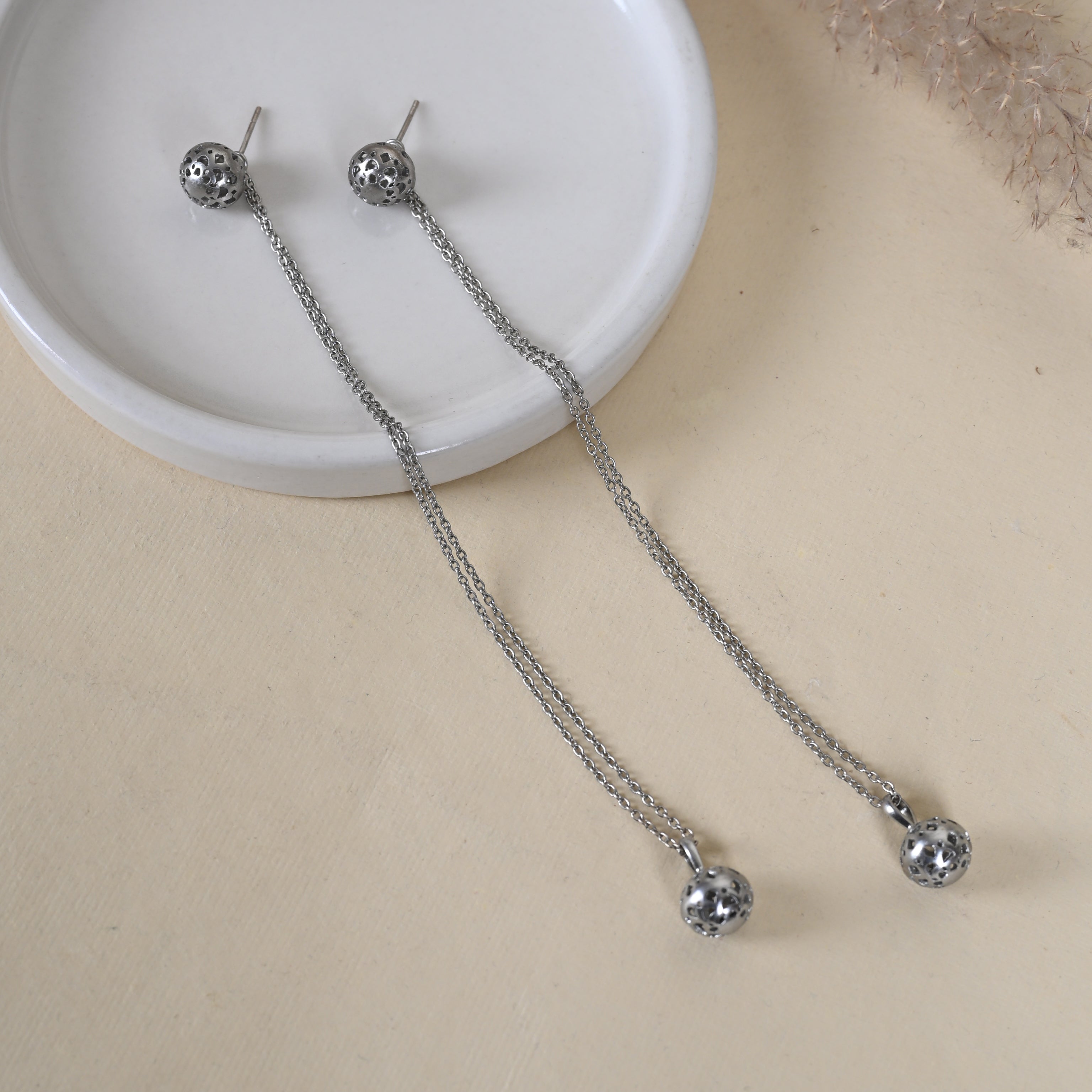 Silver Dehjoor Earrings