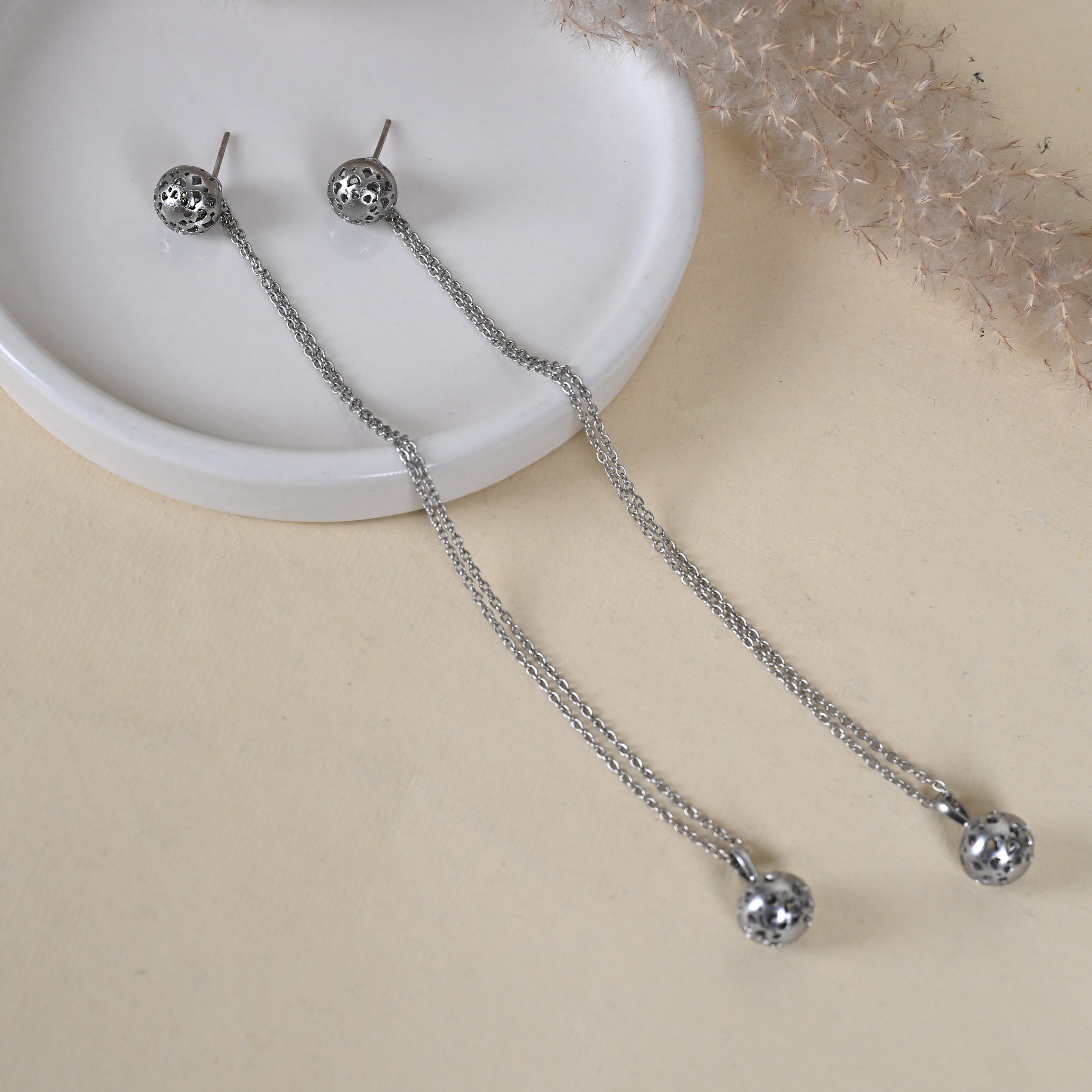 Silver Dehjoor Earrings