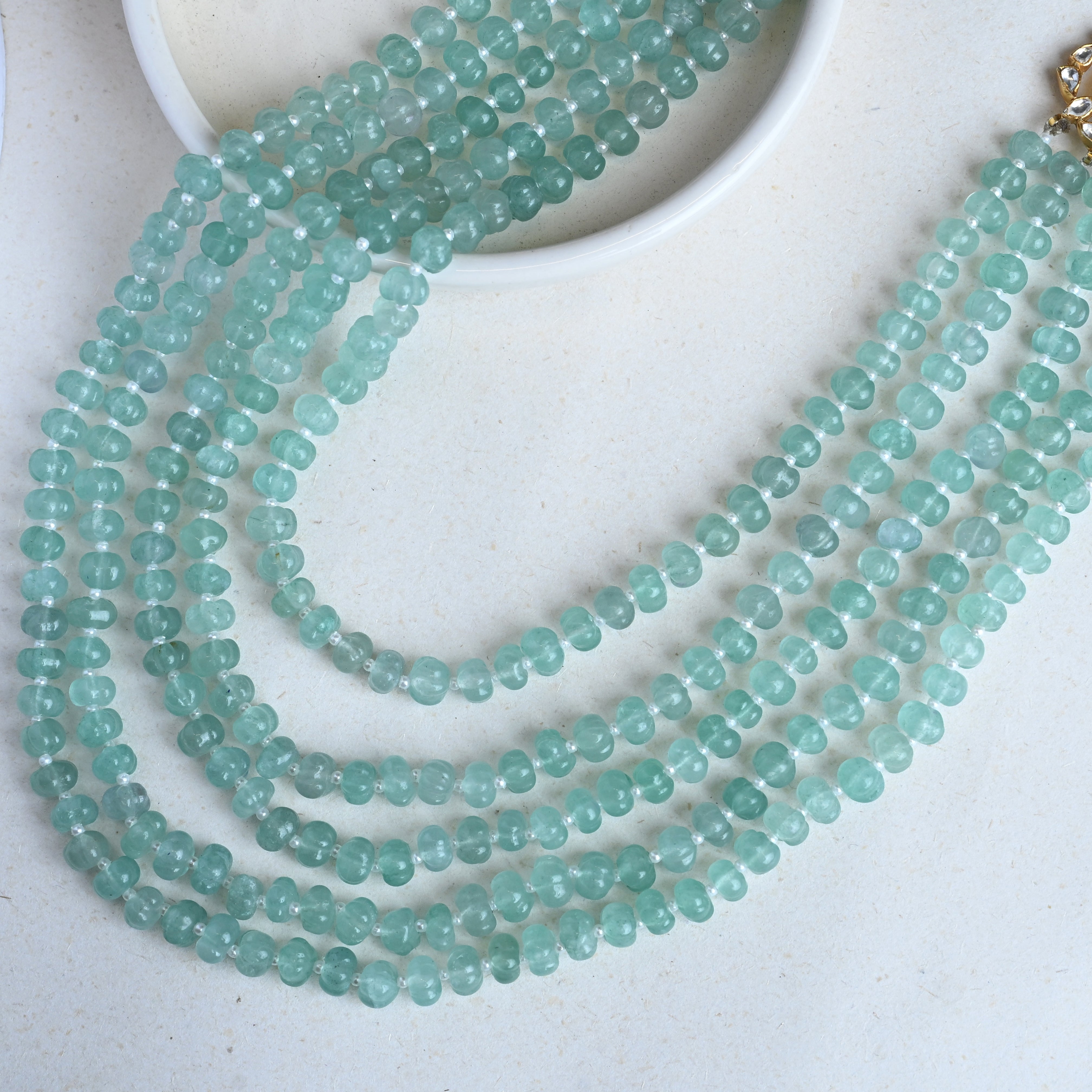 Blue Beads Necklace