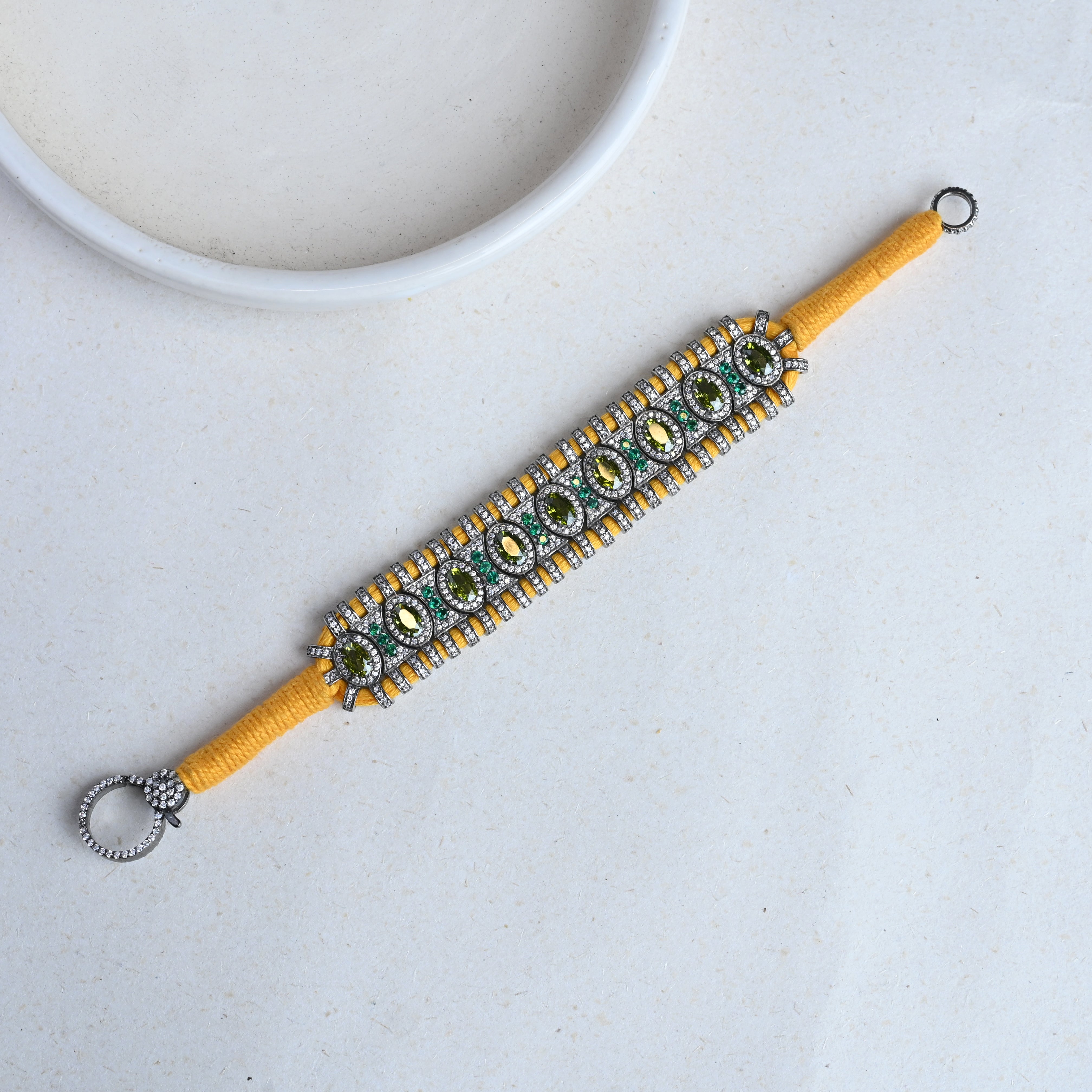 Yellow Thread Bracelet