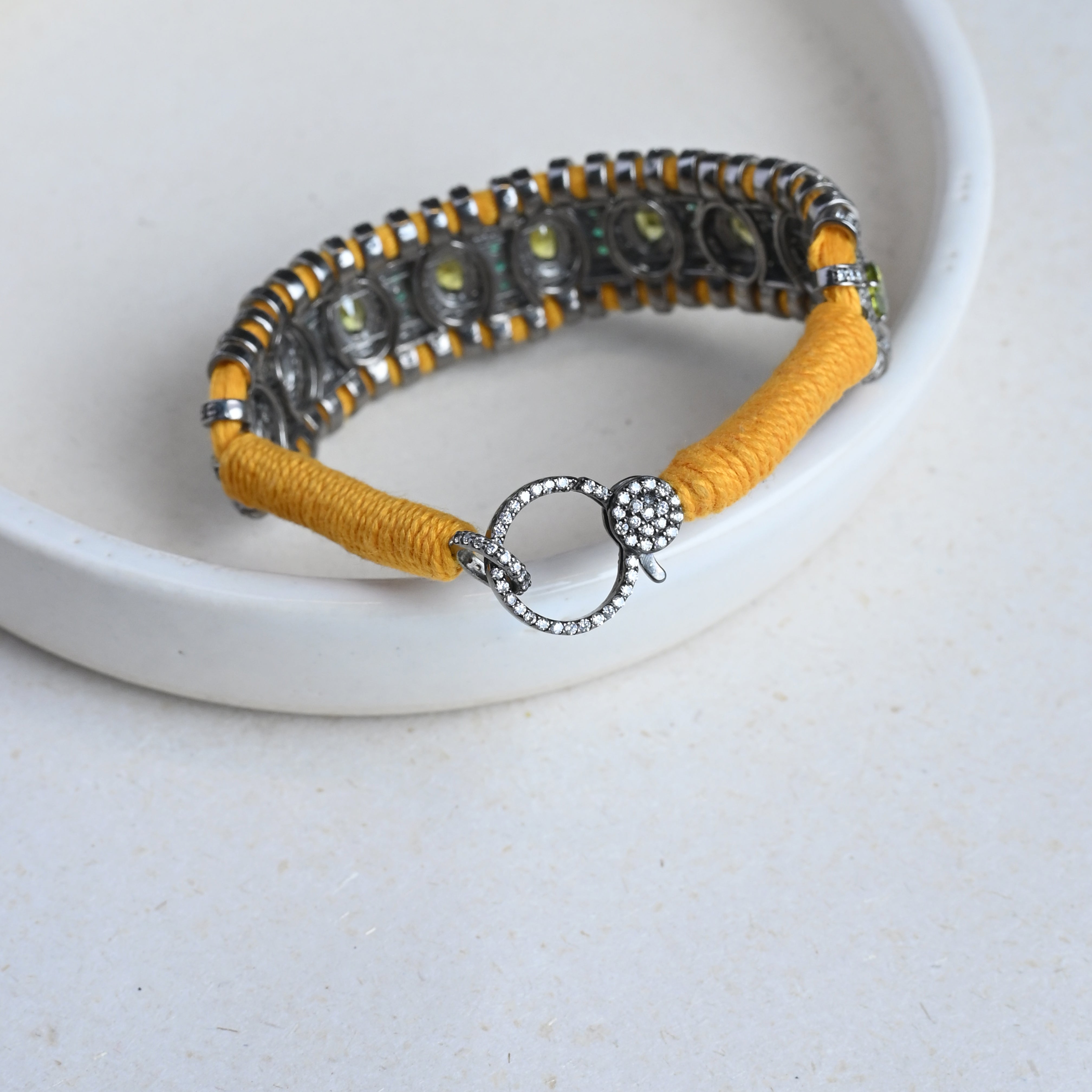 Yellow Thread Bracelet