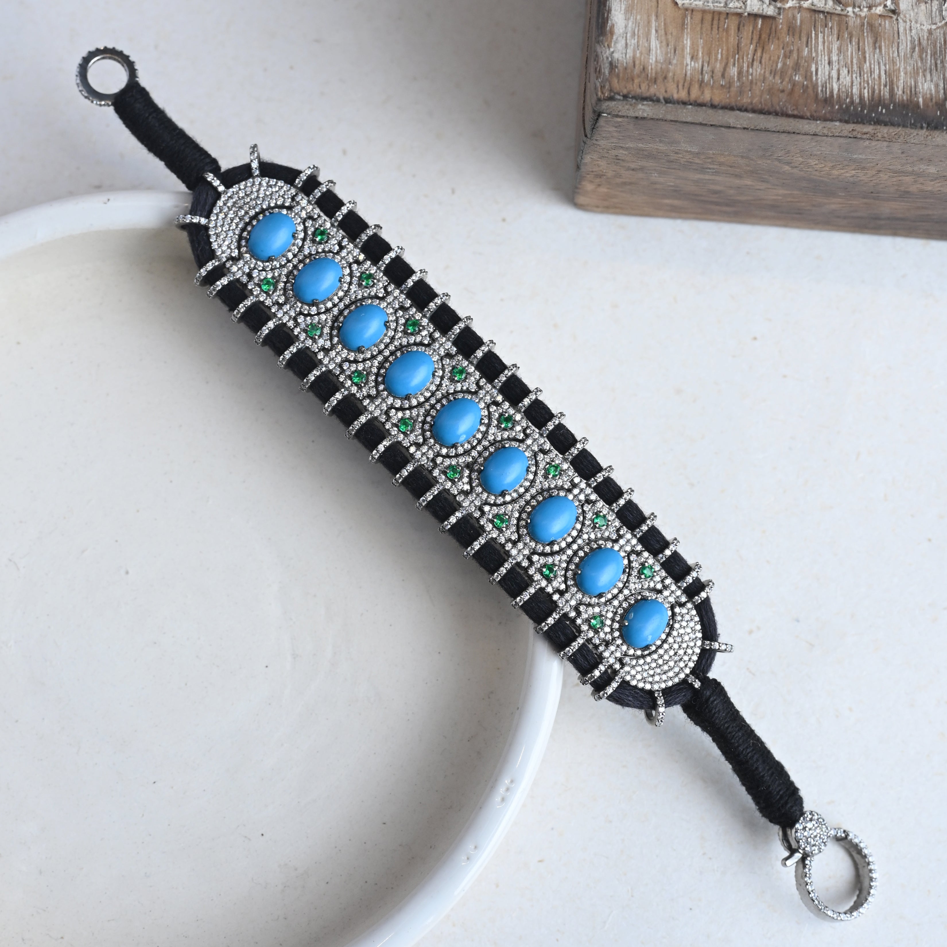 Black-Turq Bracelet
