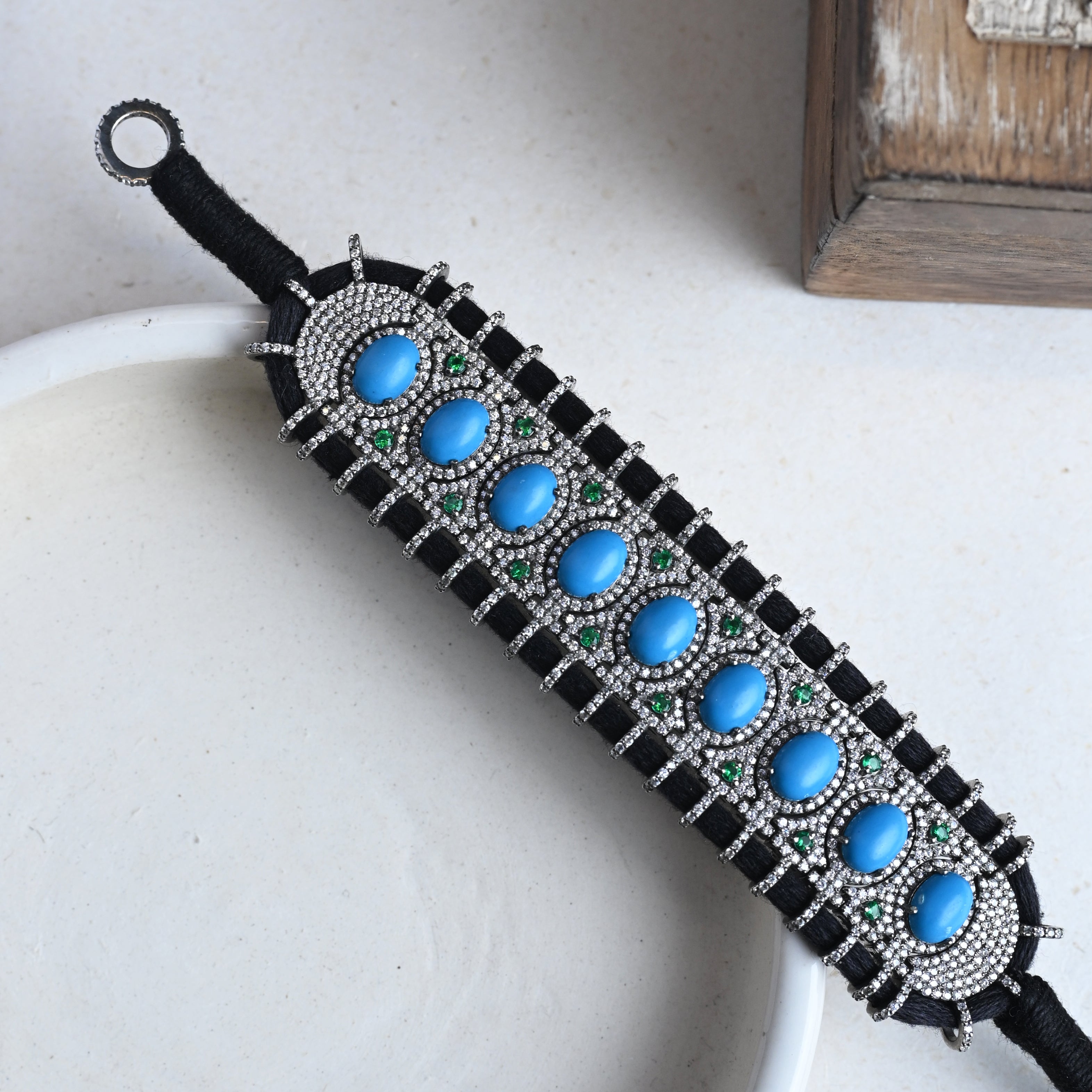 Black-Turq Bracelet