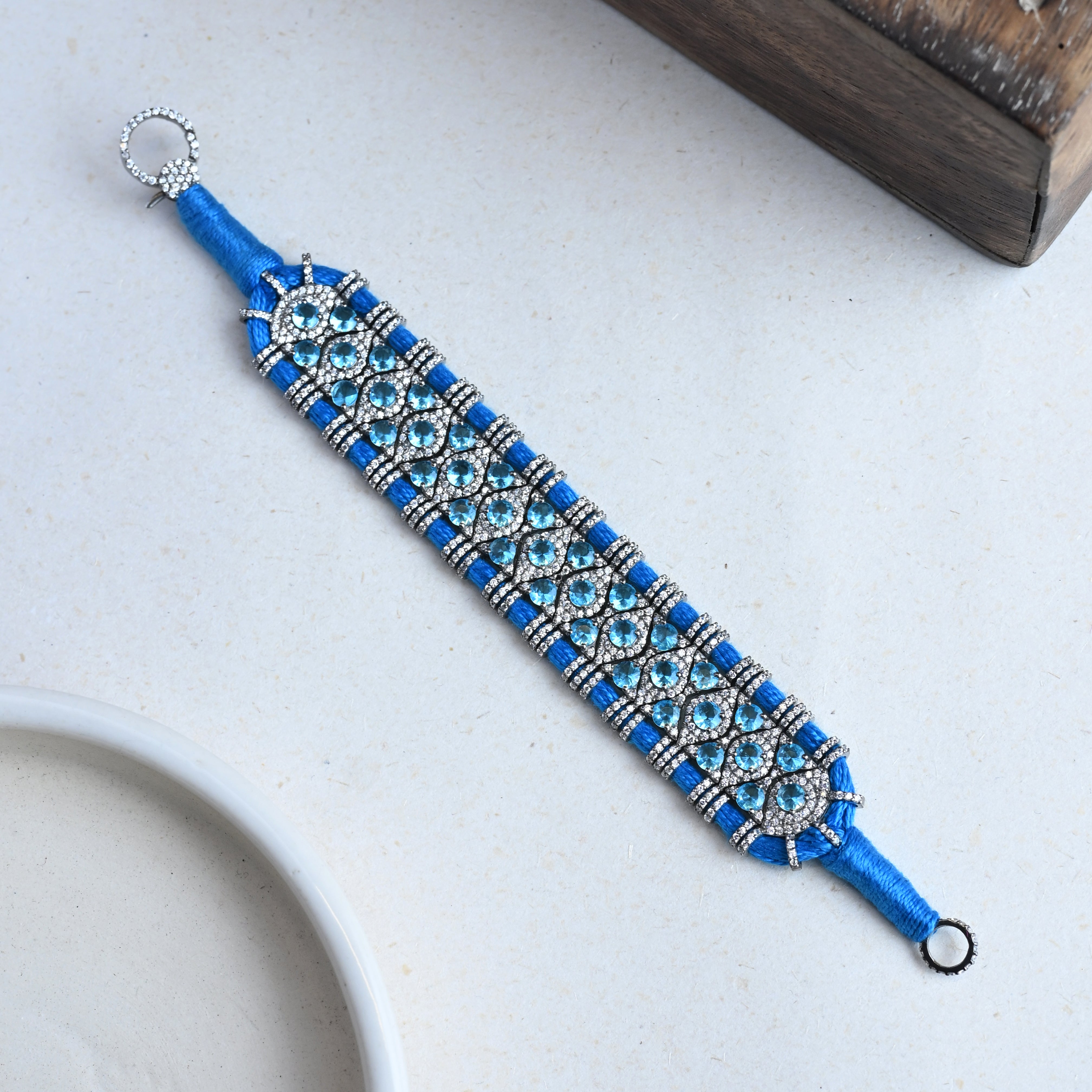 Blue-Thread Bracelet