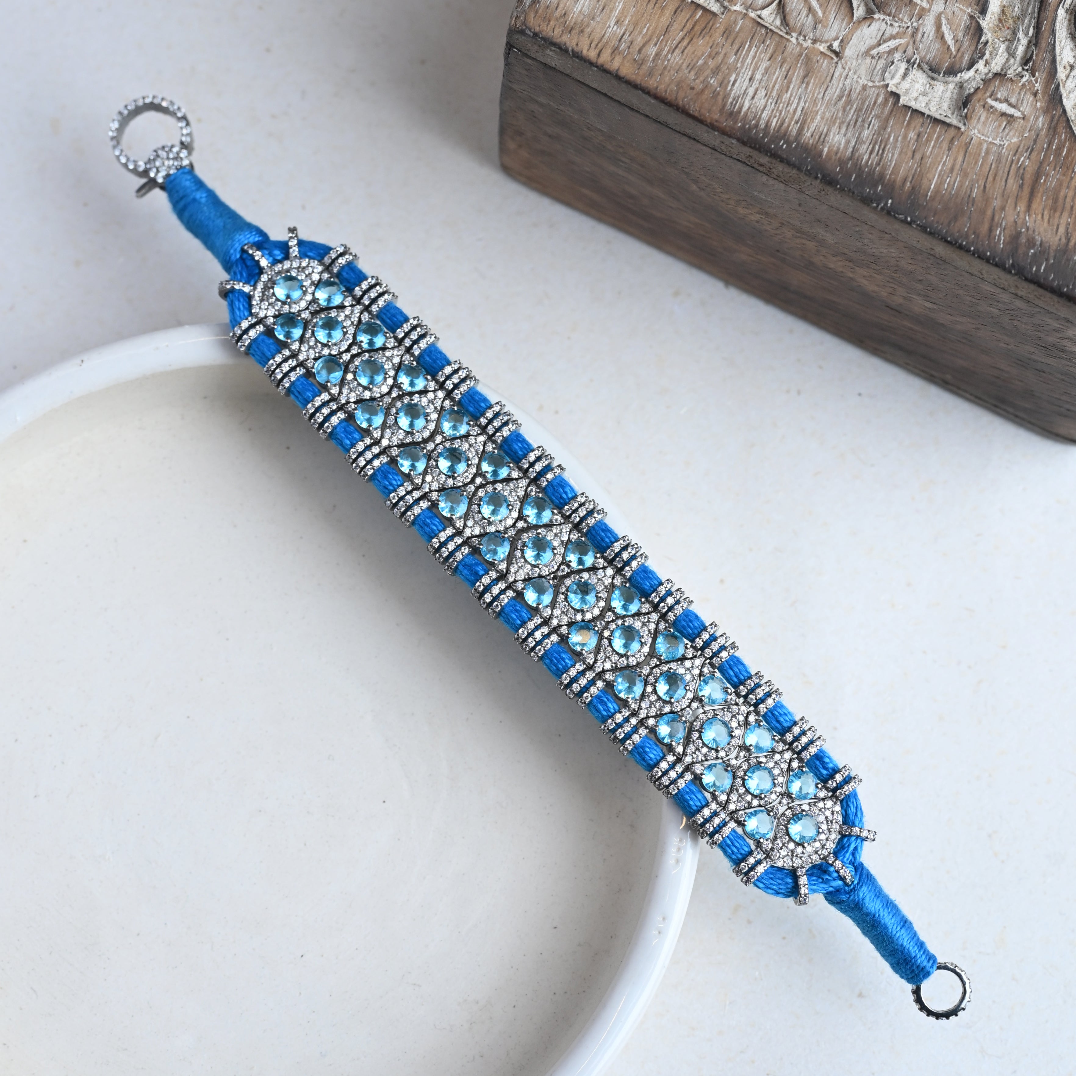 Blue-Thread Bracelet