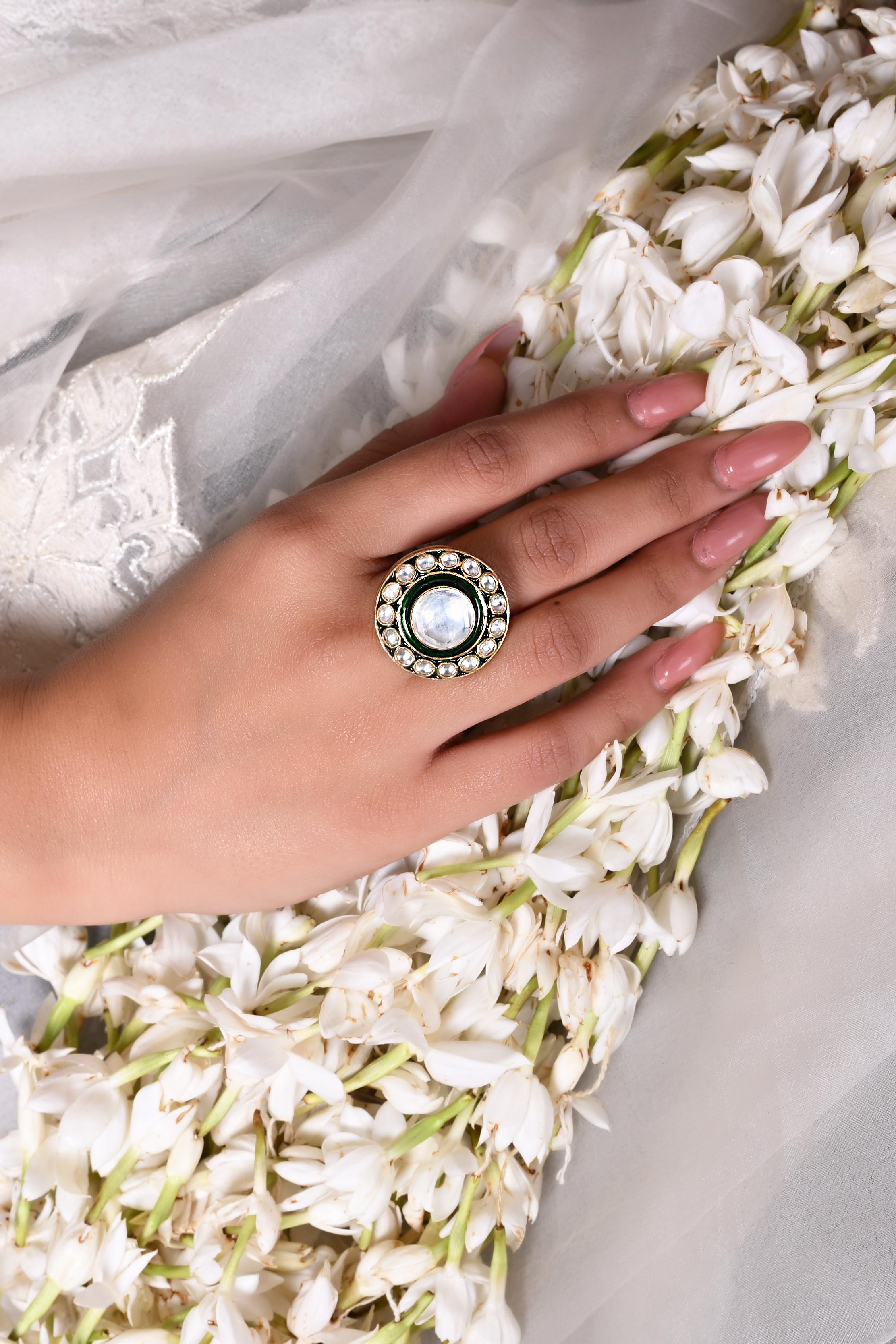 Manya Ring Brass