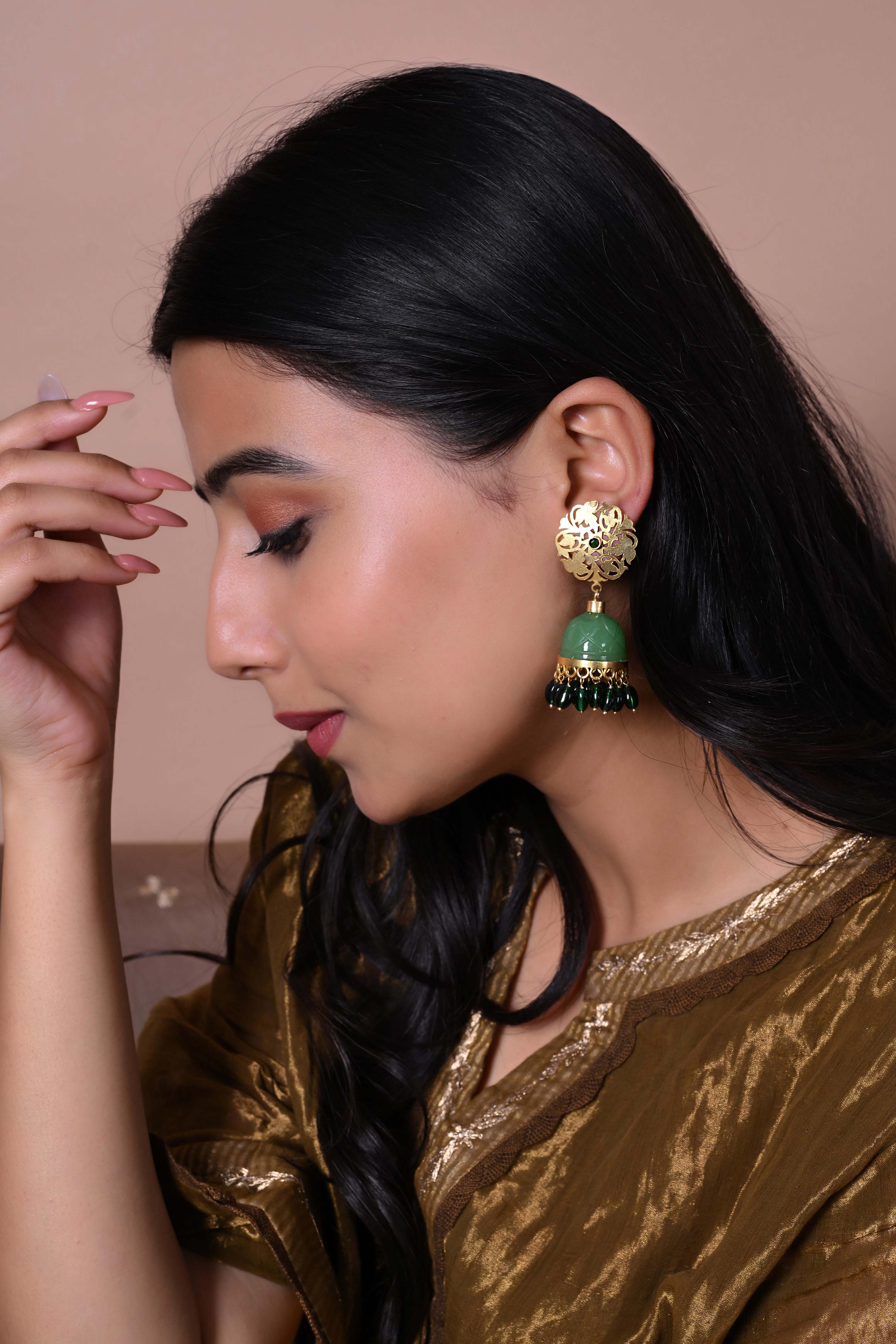 Stone Jhumka