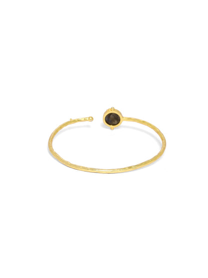 92.5 sterling Silver Gold plated Labrodorite bracelet.