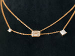 Load image into Gallery viewer, 18 carat Gold chain with Lobster lock, 
Certificafied lab diamonds.
