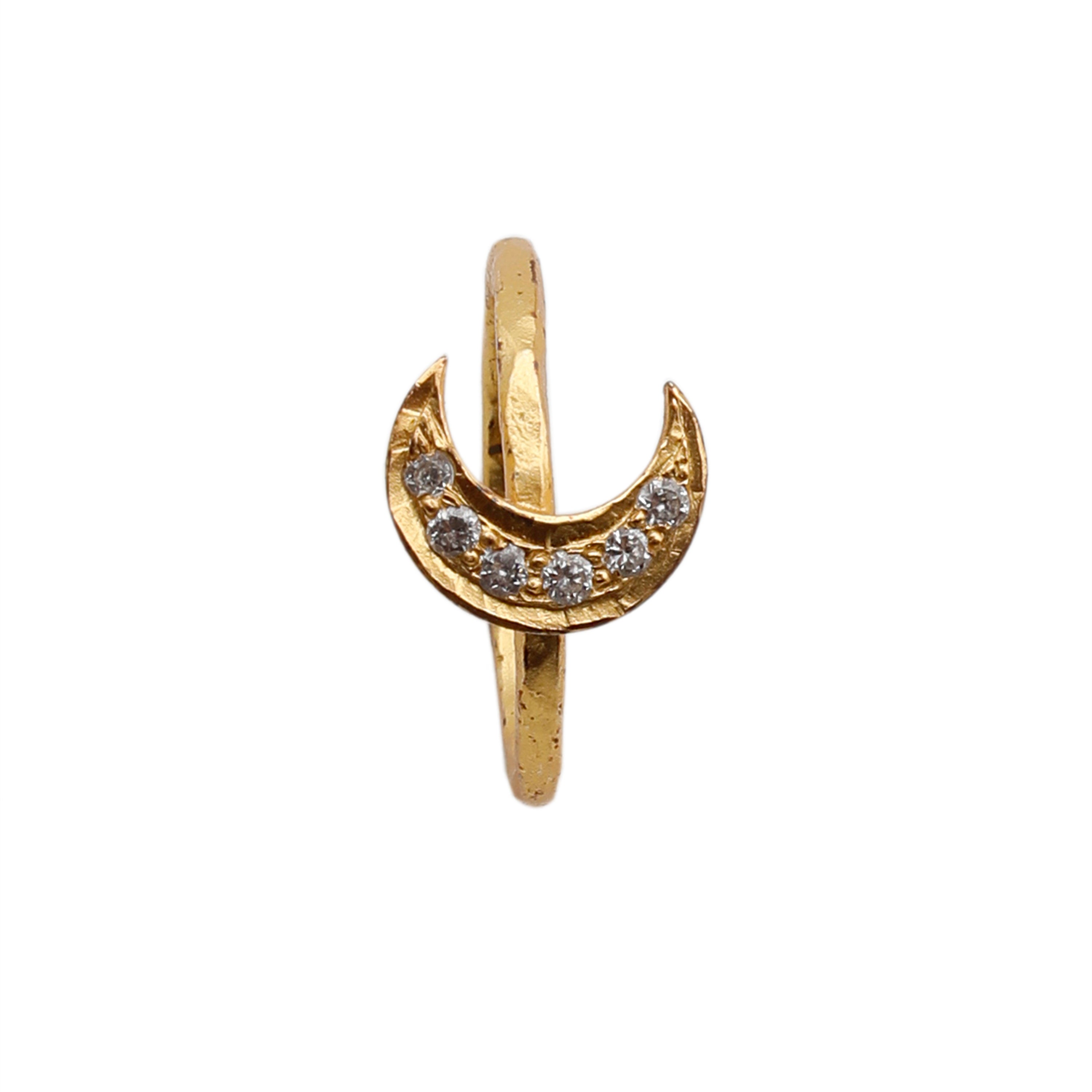Crescent Moon Stack Ring