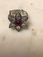 Load image into Gallery viewer, Ring jadau silver
