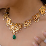 Load image into Gallery viewer, Silver jadau Boond necklace

