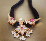 Load image into Gallery viewer, Jadau peacock necklace
