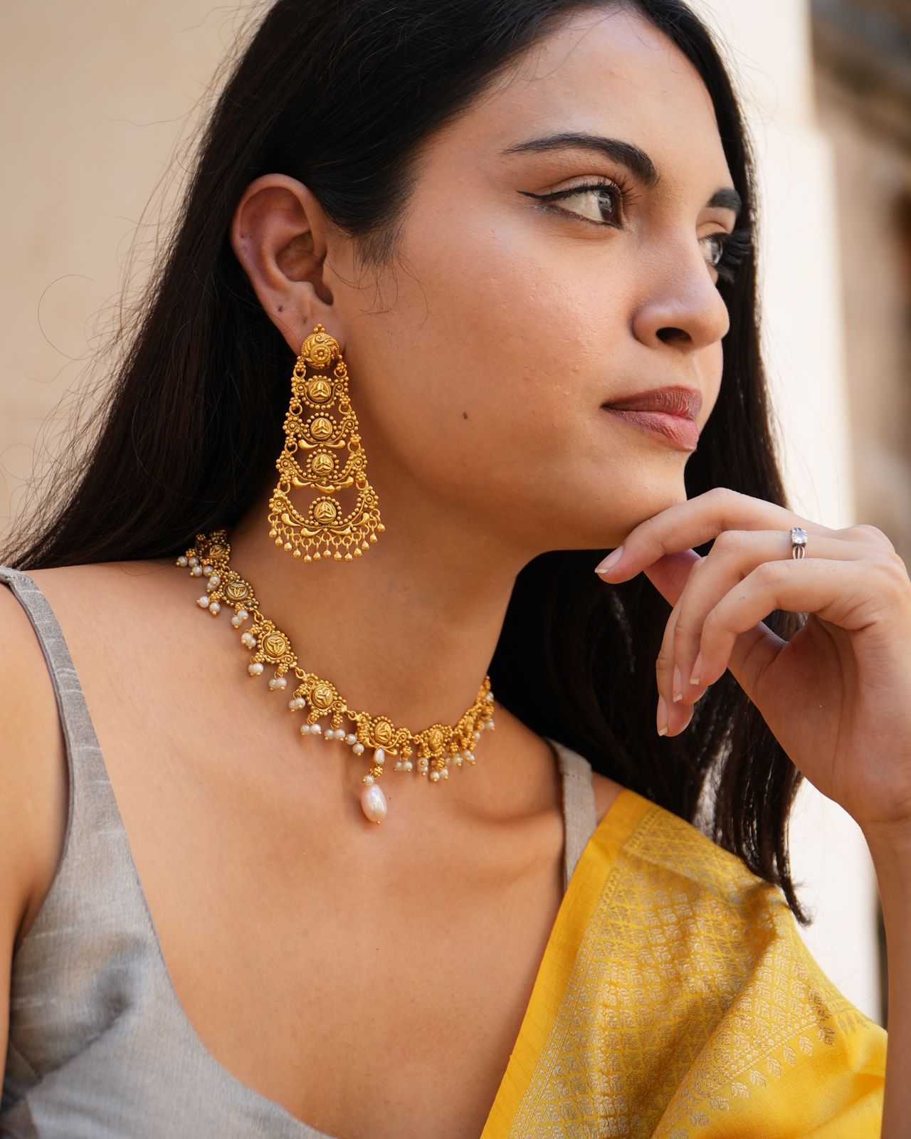 Chamak Chand Bali Earrings