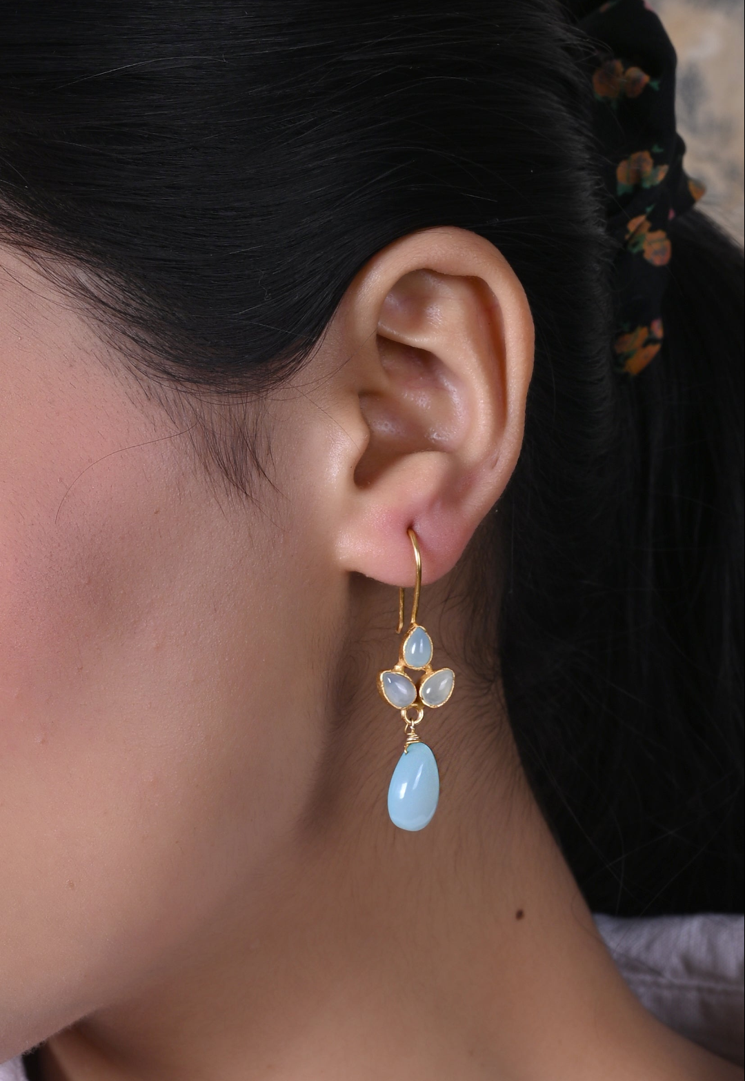 Durga Earrings (Blue)