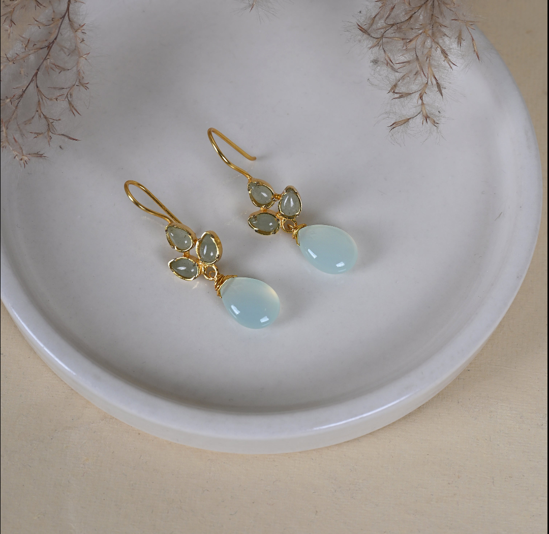 Durga Earrings (Lime)